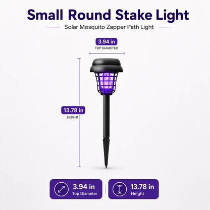 🔥Summer Sale 50% OFF🔥Solar Mosquito Zapper Light – Outdoor Garden Stake Lamp, UV Insect Killer, Solar Powered, Dual Mode (Mosquito Control + Pathway Lighting), Weather Resistant, Easy Setup