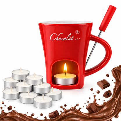🔥Last Day 50% OFF 🎅🍫 Santa’s Sweet Melt™ 150ml Christmas Chocolate Fondue Mug