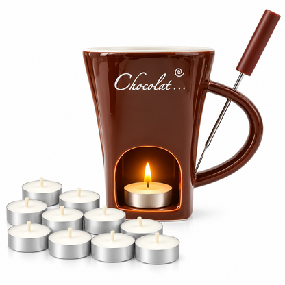 🔥Last Day 50% OFF 🎅🍫 Santa’s Sweet Melt™ 150ml Christmas Chocolate Fondue Mug