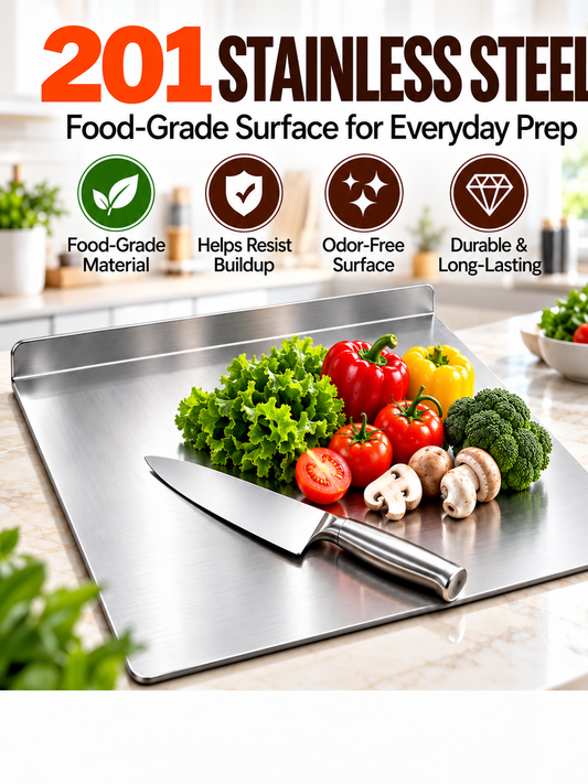 Limited-time offer: 50% off 301 stainless steel double-sided cutting board