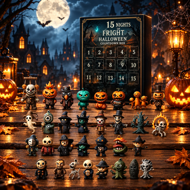 🎃 Halloween Countdown Box – 15 Nights of Fright