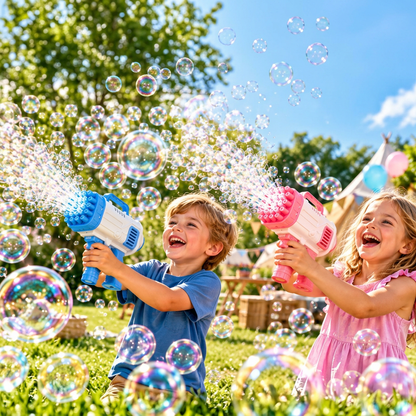 🎉32-Hole Bubble Blaster – Turn Any Day Into a Bubble Party