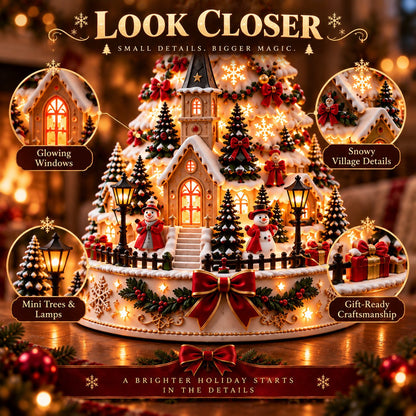🎄 Tired of Empty, Lifeless Holiday Decor? Transform Any Space Into a Warm Christmas Wonderland with the Christmas Village Lightscape Tree ✨