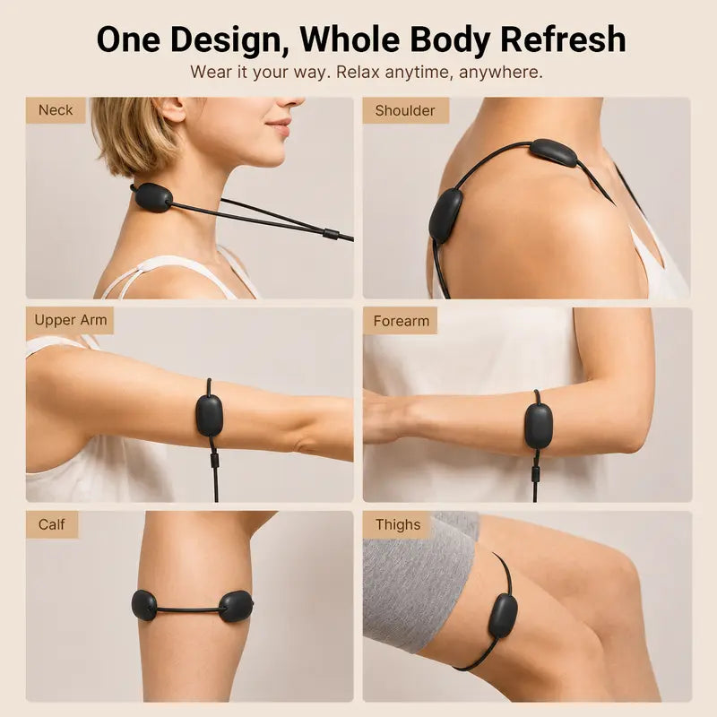 🔥 2026 HOT SALE – Wireless Neck Relaxer with Heat & Microcurrent Technology