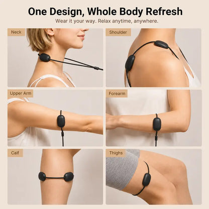 🔥 2026 HOT SALE – Wireless Neck Relaxer with Heat & Microcurrent Technology