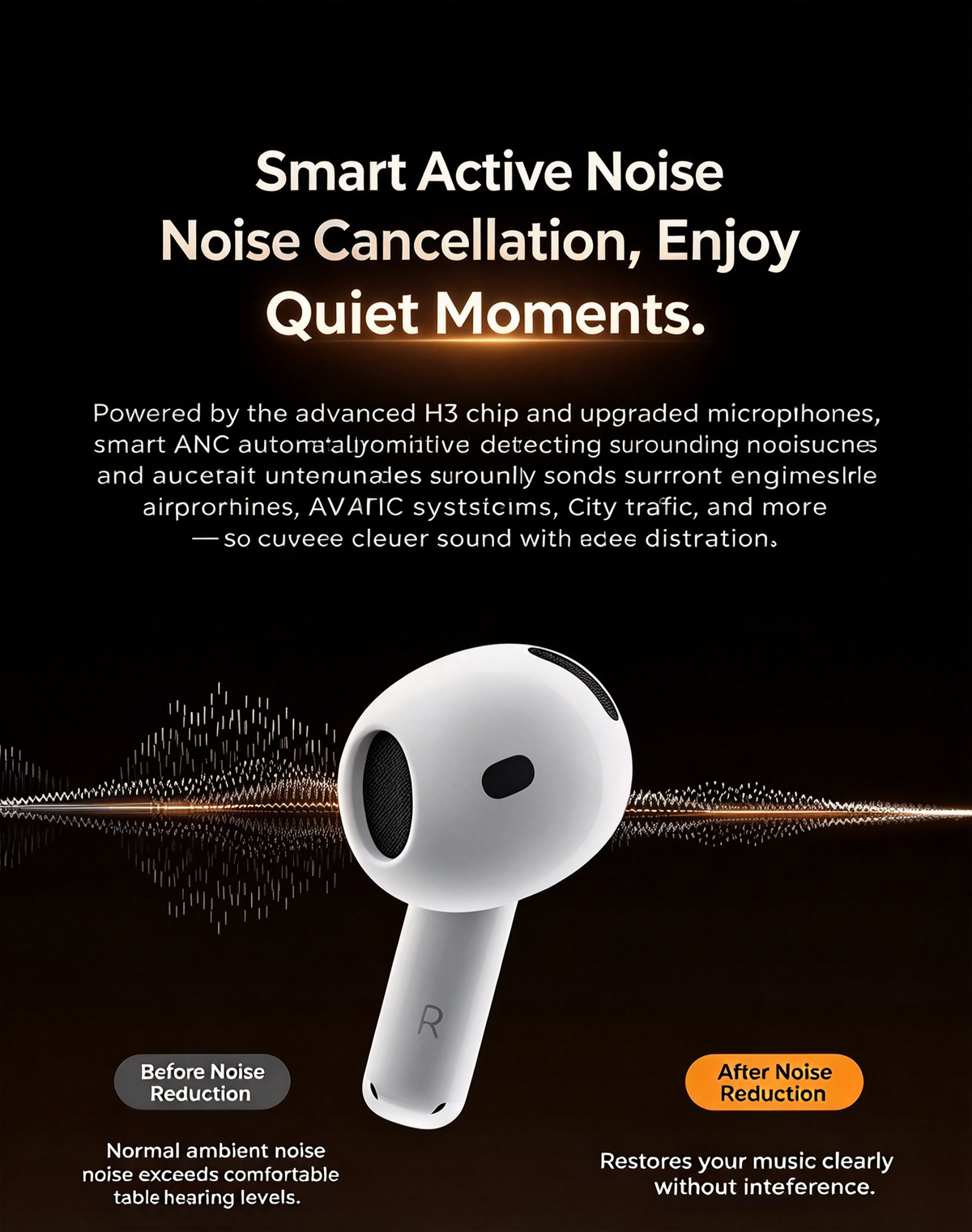 💎(Only 10 left!)Bluetooth Noise-Canceling Headphones—Ultra-long battery life, IP55 water resistance; compatible with Apple and Android systems!🍀