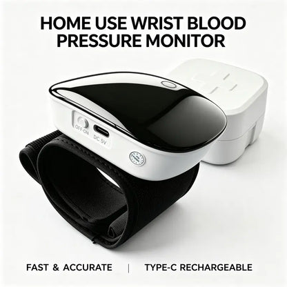 💎(Fewer than a hundred items left!)Digital Wrist Blood Pressure and Blood Glucose Monitor (with voice broadcast, adjustable wristband, dual-user memory function, and large display screen)🔥