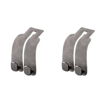 Suede Leather Car Seat Hook