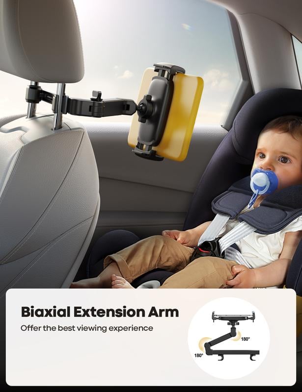 🔥2026 HOT SALE🔥3-in-1 Car Headrest Tablet Holde
