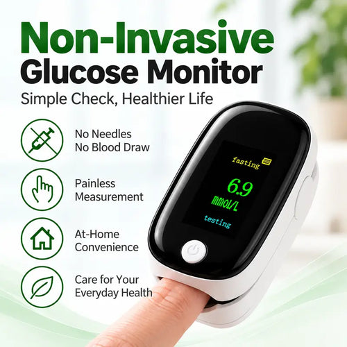 💎(Fewer than 50 left!!!)Non-Invasive Fingerstick Blood Glucose Meter—Results in 5 Seconds.🎁