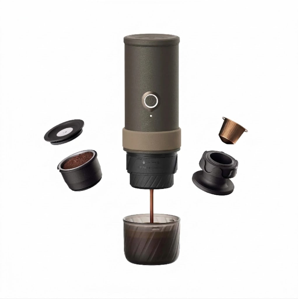 No Hot Water? No Outlet? No Problem. Fresh Hot Espresso Anywhere You Go.