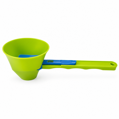 🥄 Adjustable Spill-Resistant Measuring Scoop – Pour Powder with Less Mess