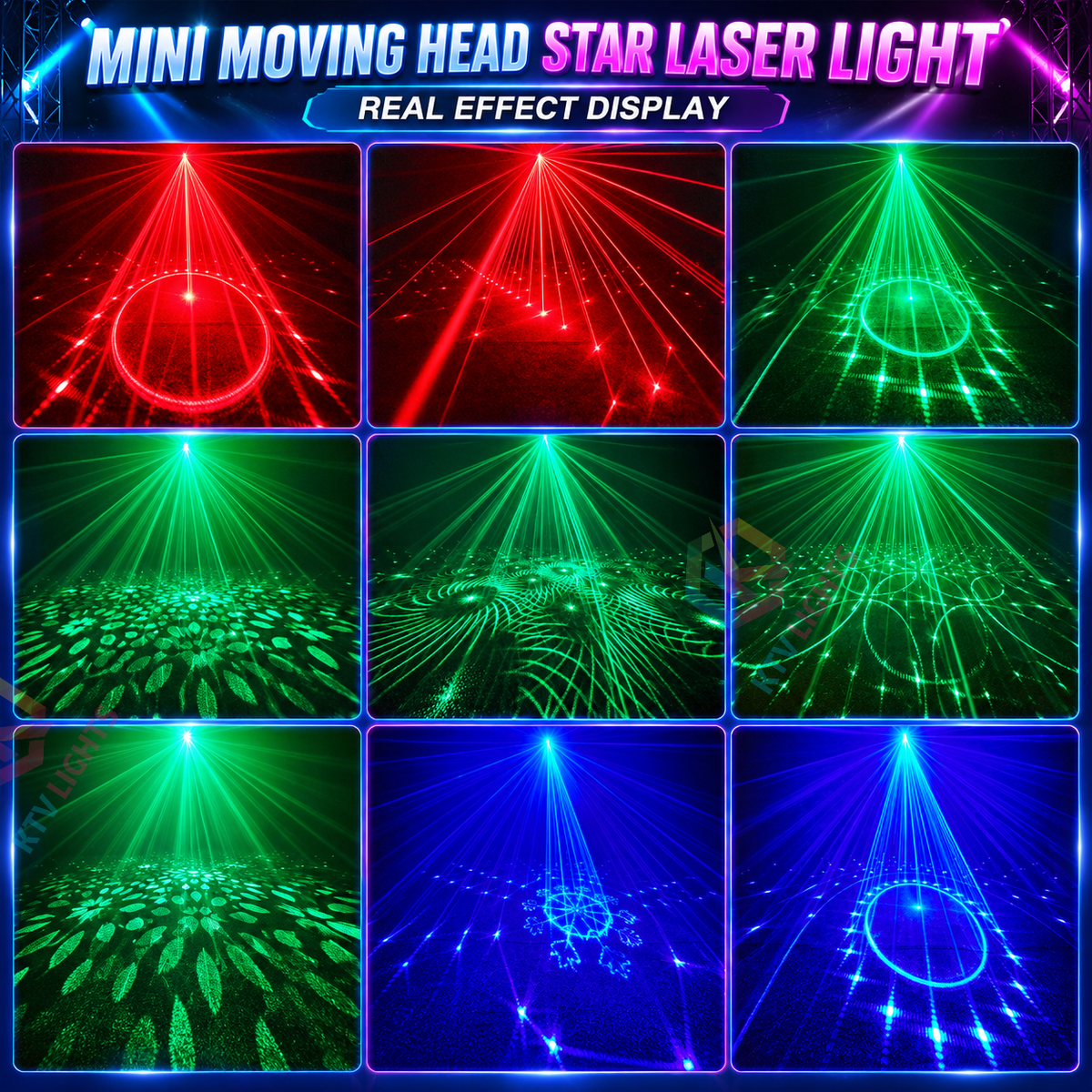😩 Boring Party Lights Ruining Your Vibe? 🎉 Transform Any Room into a Dazzling Dance Floor with the Moving Head Star Laser Light! ✨🔴
