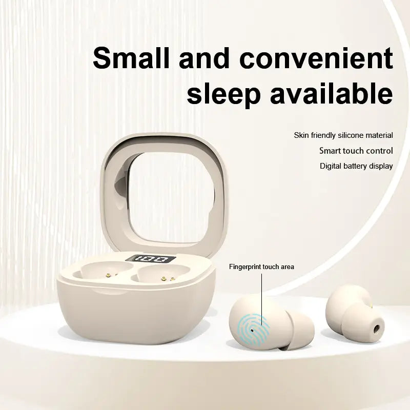 🚨 YOUR EARBUDS SHOULDN’T KEEP YOU AWAKE! 😩💤 No More Bulky Earbuds Digging Into Your Ears—Just Ultra-Discrete Comfort, Even While Sleeping. ✨
