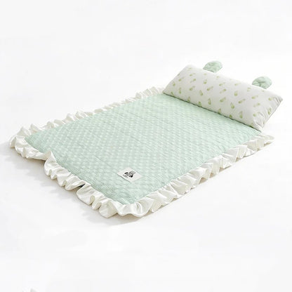 🥳SUMMER HOT SALE💞80K+ SOLD😍!Pet Cooling Mat with Pillow