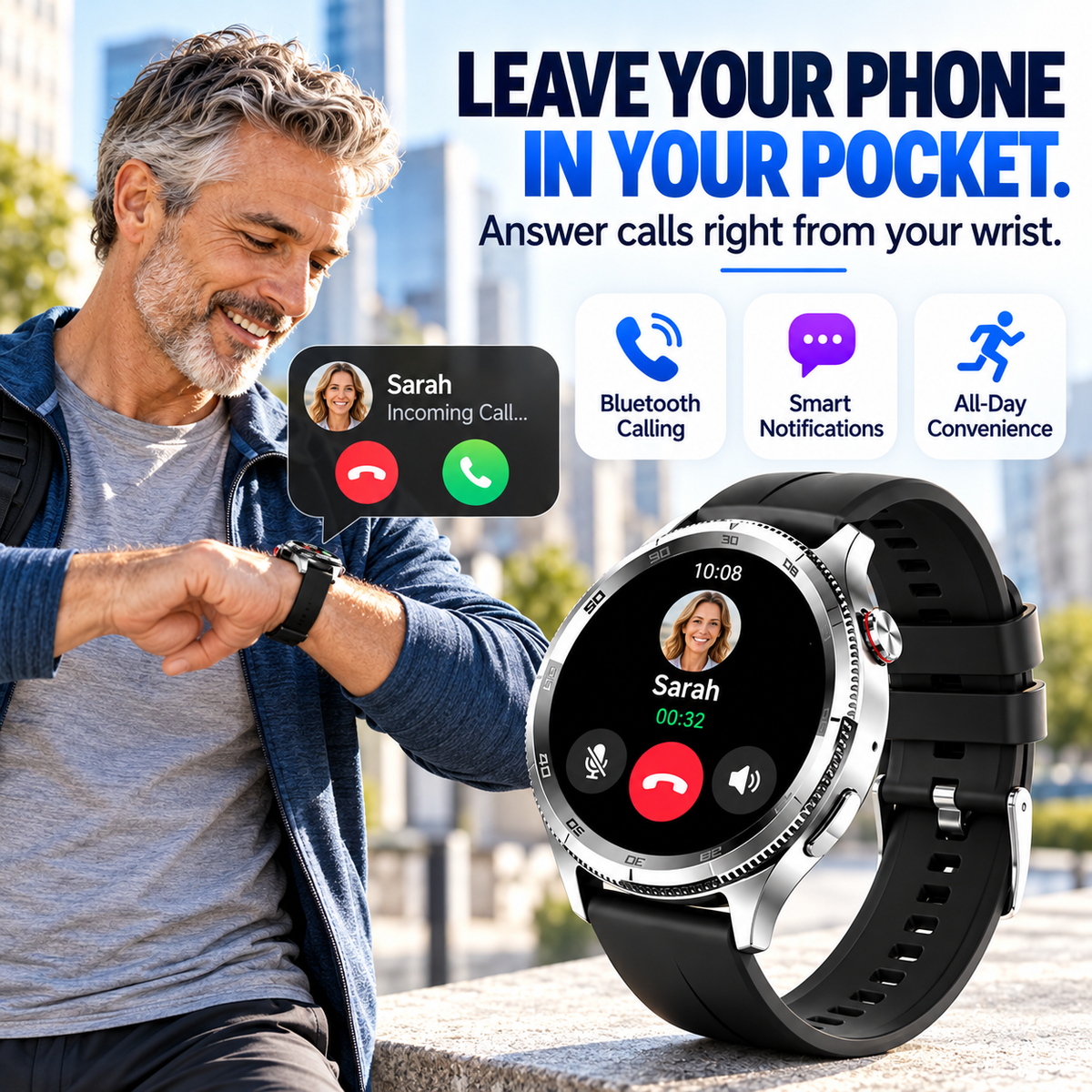 All-in-One Health & Calling Smartwatch