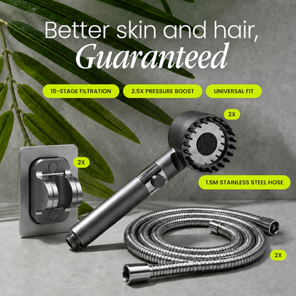 🚿💧 Weak Water Pressure & Impurities in Your Shower Water? Upgrade to a High-Pressure Filter Shower Head for a Cleaner, More Refreshing Shower! ✨
