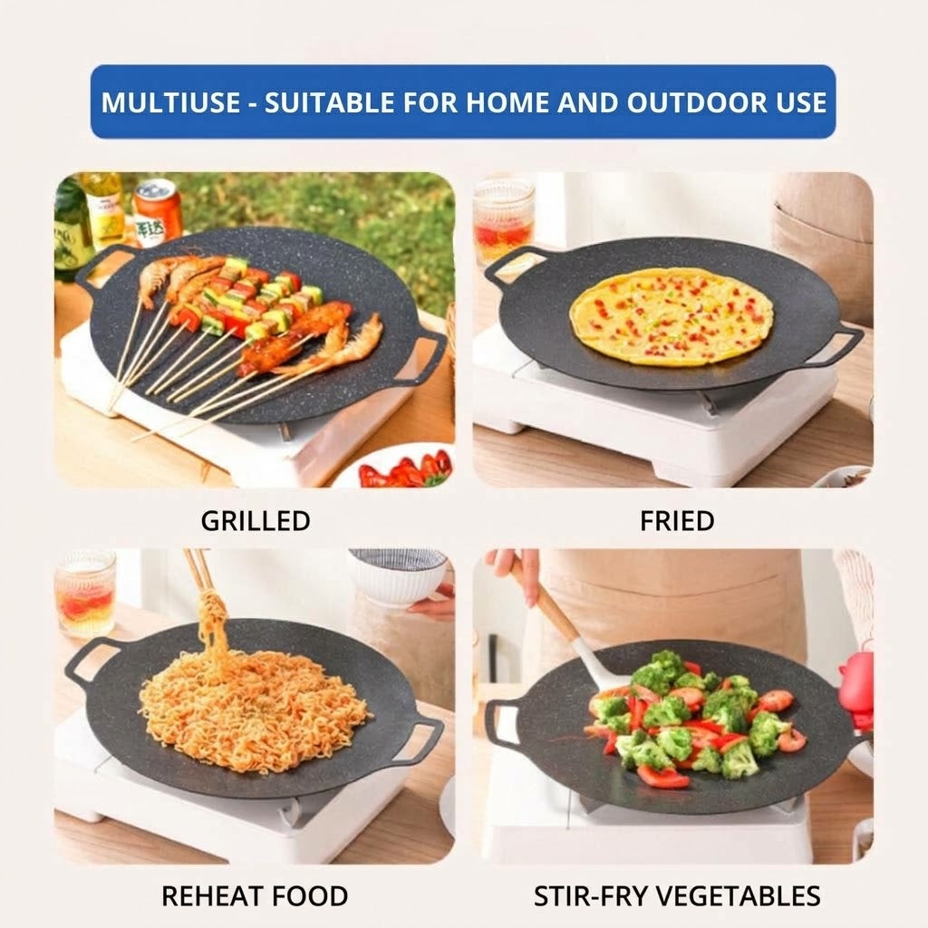 🔥50% OFF| 🍳😩 Tired of Food Sticking & Messy Cleanup? Upgrade to This 6-Layer Nonstick Frying Pan for Easier Cooking on Multiple Cooktops! ✨🔥i