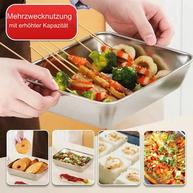 🍳 Every Kitchen Needs This Stainless Steel Tray – Now 50% OFF!