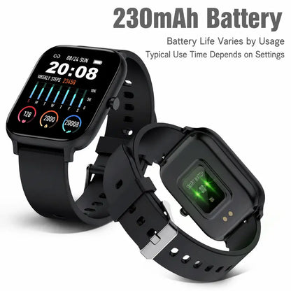 🎁Sports smartwatch. Features include message notifications, call and text messaging capabilities, and more; compatible with most iOS and Android smartphones.💎