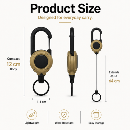 BUY 1 FREE 1✨Heavy‑Duty Retractable Keychain