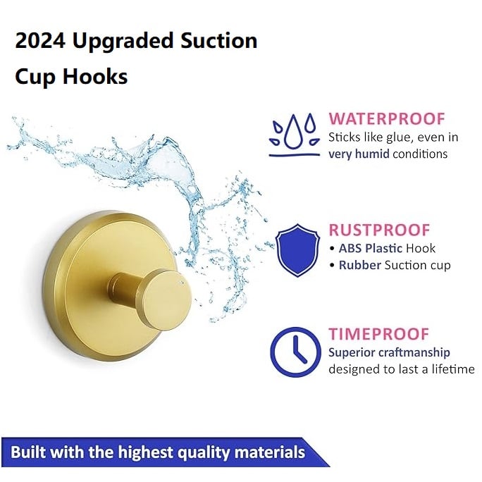 🧲 BUY 2 GET 1 FREE! ⚡ 2026 Upgraded Suction Cup Hooks – 50K+ SOLD! – Heavy Duty Hold, Waterproof & No-Drill Installation 🚪