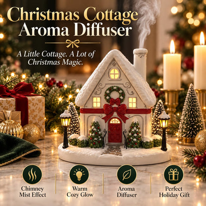 🎄 Your Home Doesn't Feel Festive Yet? ✨ Add Christmas Magic & a Cozy Aroma with This Adorable House Aroma Diffuser! 🏠❤️