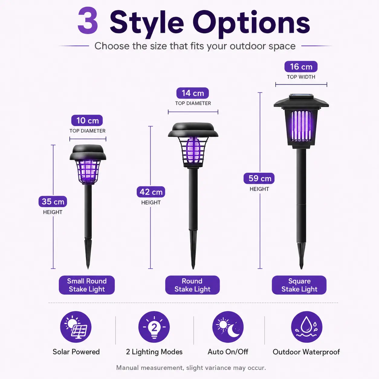 🔥Summer Sale 50% OFF🔥Solar Mosquito Zapper Light – Outdoor Garden Stake Lamp, UV Insect Killer, Solar Powered, Dual Mode (Mosquito Control + Pathway Lighting), Weather Resistant, Easy Setup