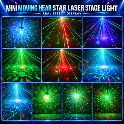 😩 Boring Party Lights Ruining Your Vibe? 🎉 Transform Any Room into a Dazzling Dance Floor with the Moving Head Star Laser Light! ✨🔴