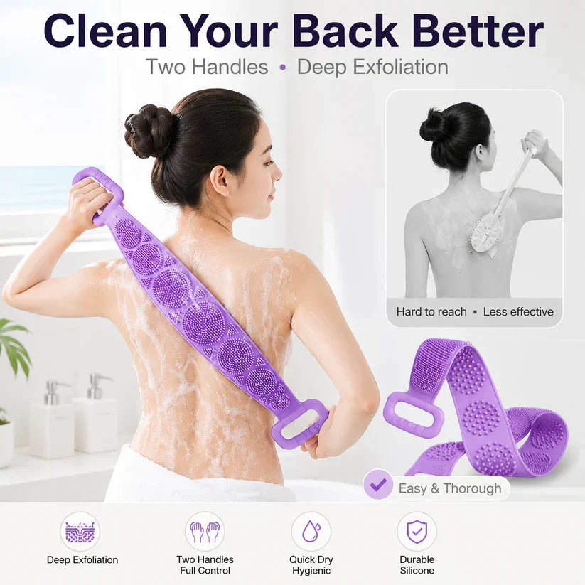 Second item for $0🚿 Double-Sided Silicone Back Scrubber – Long Exfoliating Bath Brush
