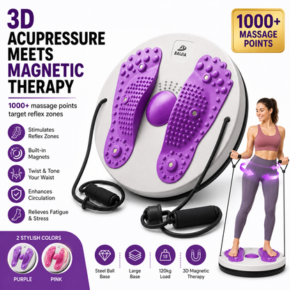 ✨ Waist Twisting Massage & Exercise Balance Board – Burn Fat, Slim Waist & Improve Circulation at Home