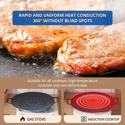 🔥50% OFF| 🍳😩 Tired of Food Sticking & Messy Cleanup? Upgrade to This 6-Layer Nonstick Frying Pan for Easier Cooking on Multiple Cooktops! ✨🔥i