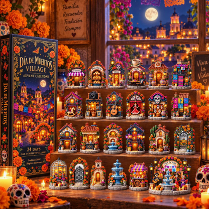🖤 ✨ 24 DAYS. 24 UNIQUE MINIATURES. 🎁 Discover a New Day of the Dead Surprise Every Day!