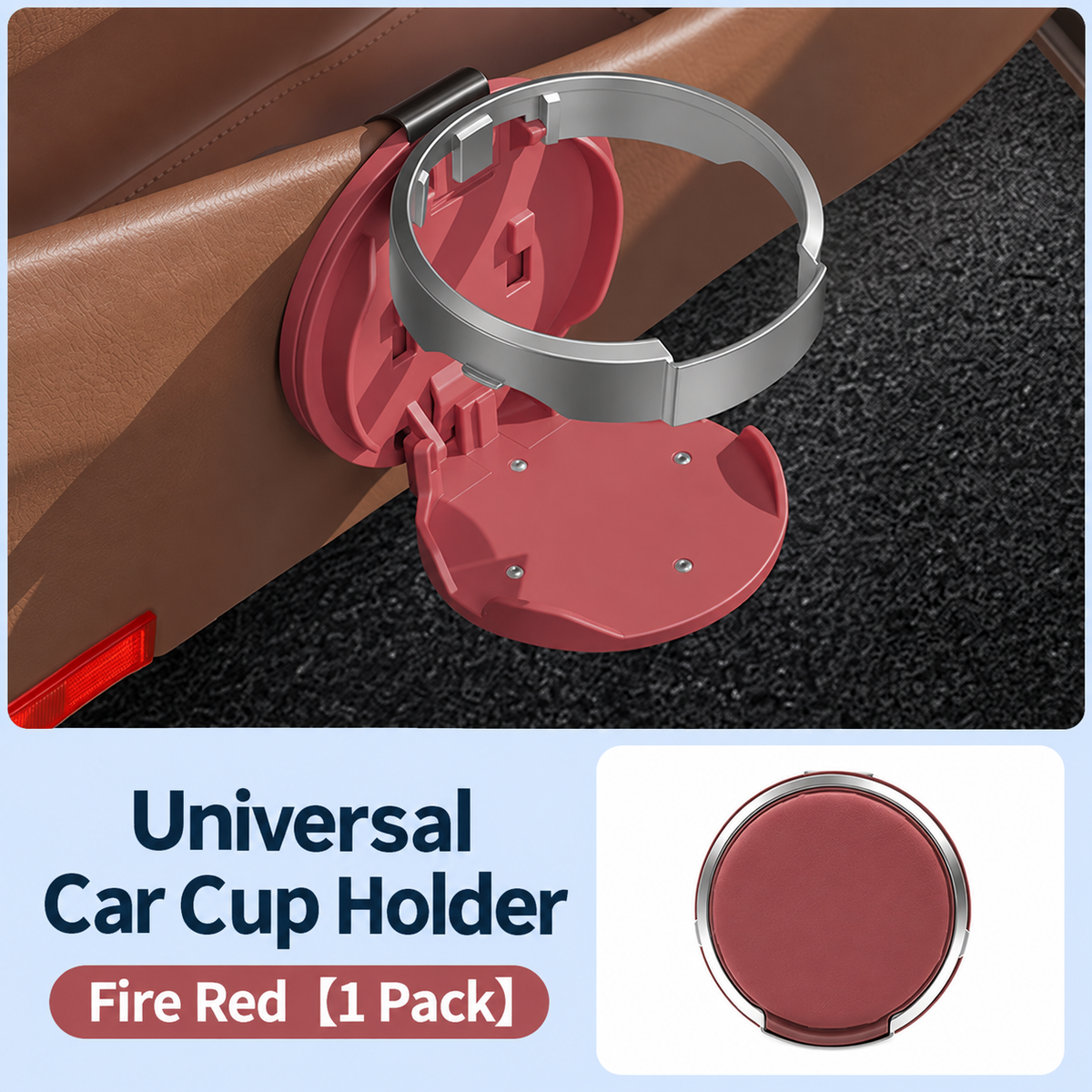 🔥Foldable Door-Mounted Cup Holder—Combines a Drink Holder with Extra Storage Space.💎