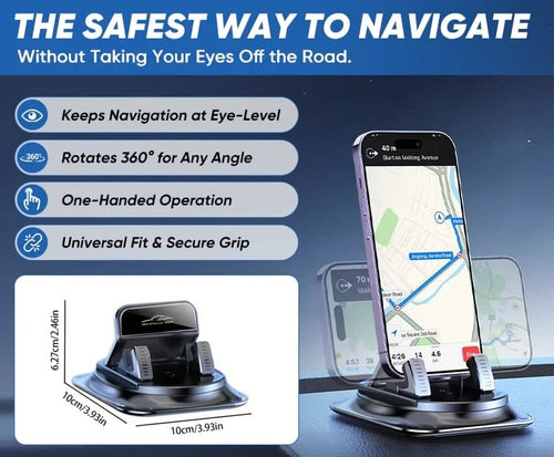 Car Phone Holder 360 Degree Rotation