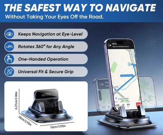 Car Phone Holder 360 Degree Rotation