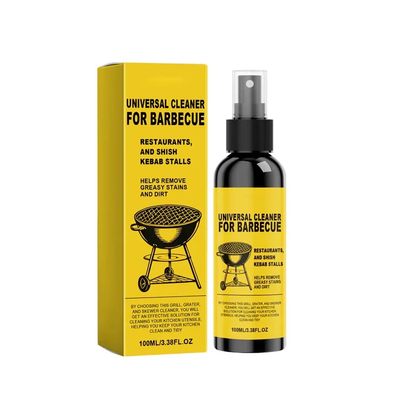 🔥 BUY 1 GET 1 FREE 🧽 Heavy-Duty BBQ Cleaner – Dissolves Grease, Carbon Buildup & Baked-On Grime!
