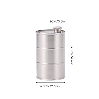 Oil Drum Anti-rust Leak-proof No Odor Portable Wine Storage🛢Food Grade Camping Whisky Flagon Wine Jug Camping Supplies