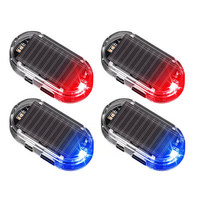 Solar Powered Motion Sensor Strobe Light & Loud Siren Alarm