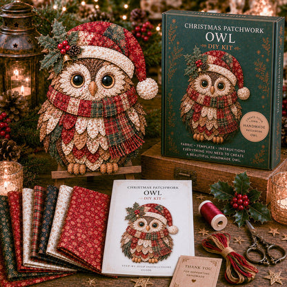 🎄😩 TIRED OF THE SAME BORING CHRISTMAS DECOR? ✨ CREATE SOMETHING UNIQUE! This DIY Patchwork Kit Turns Any Space Into a Warm & Festive Christmas Wonderland! 🎅❤️