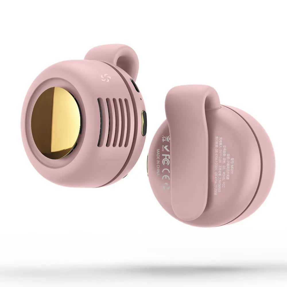 Portable Silent Mini Bladeless Electric Fan - 3-Speed
