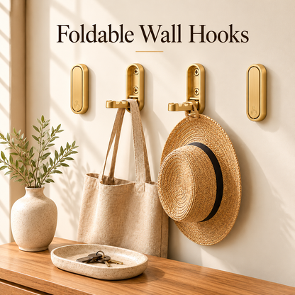Foldable Wall Coat Hooks - Limited Time Offer