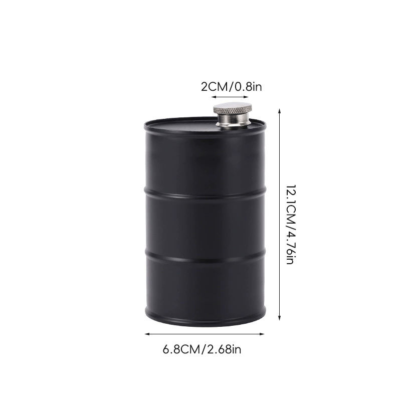 Oil Drum Anti-rust Leak-proof No Odor Portable Wine Storage🛢Food Grade Camping Whisky Flagon Wine Jug Camping Supplies