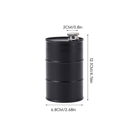 Oil Drum Anti-rust Leak-proof No Odor Portable Wine Storage🛢Food Grade Camping Whisky Flagon Wine Jug Camping Supplies