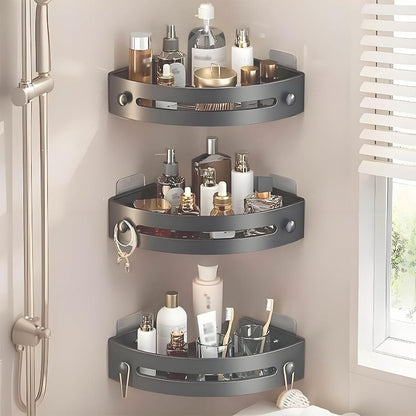 ⏳ HOT SALE🔥No-Drill Triangle Shower Caddy