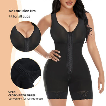 🔥Hook Tummy Control Full Shapewear Butt Lifter💎