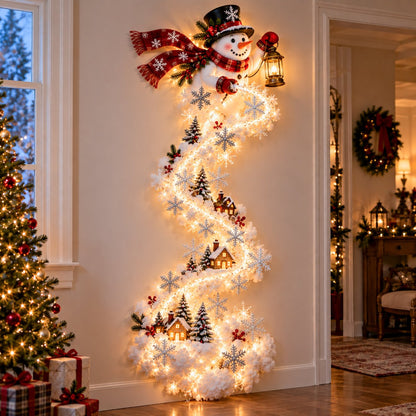 ✨ Turn Any Wall Into Christmas Magic — Create a Warm, Cozy Holiday Glow in Seconds! 🎄