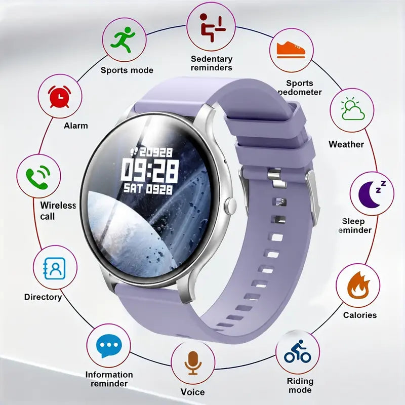 🔥Smartwatch with calling function, compatible with Android and iOS—a Christmas gift.💎