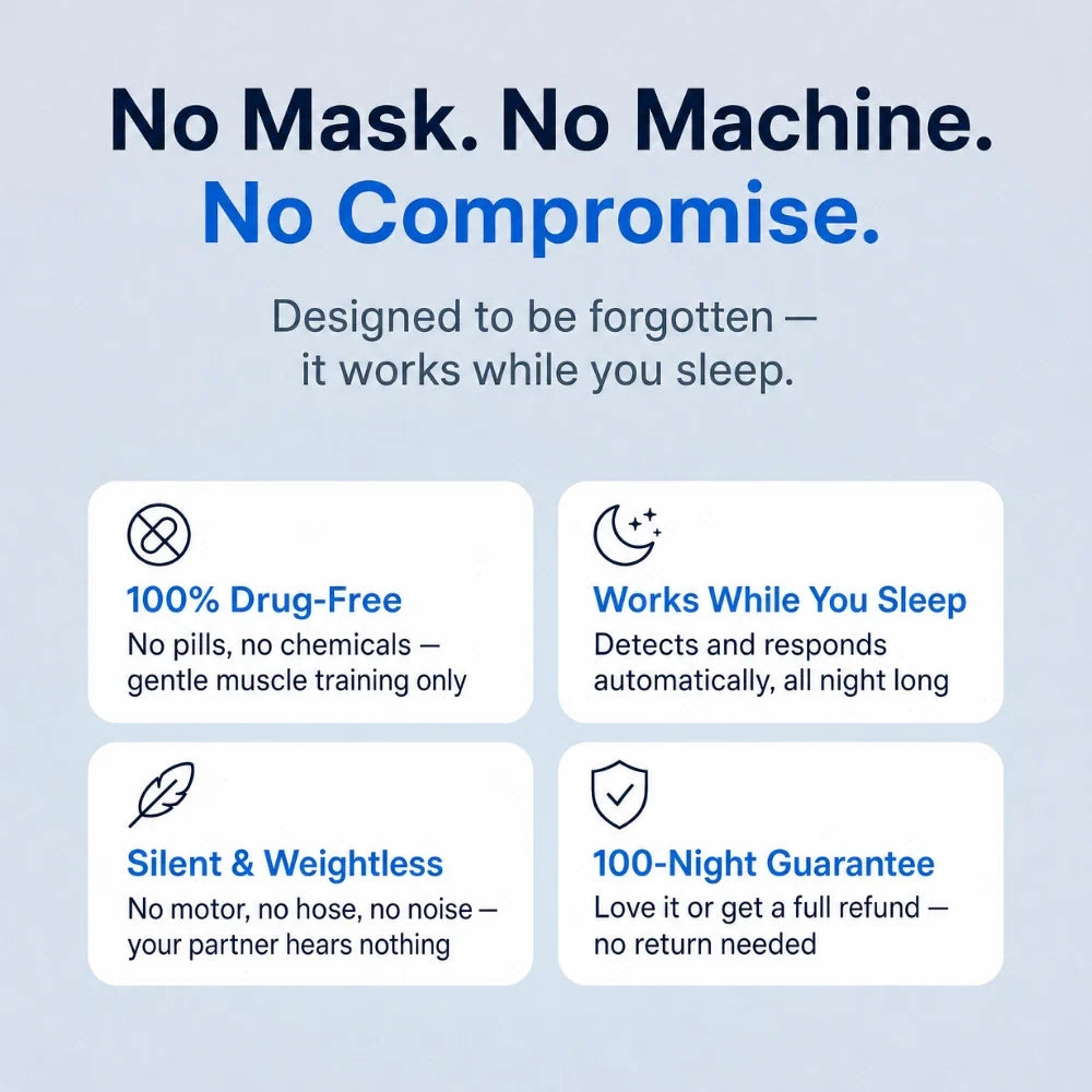 ⏰Year-End Sale-Wearable Anti-Snoring Device