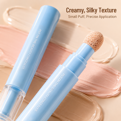 😩 DARK CIRCLES & BLEMISHES RUINING YOUR MAKEUP? 💄 ✨ 2-IN-1 COVERAGE: CONCEAL + FOUNDATION IN ONE EASY STEP!